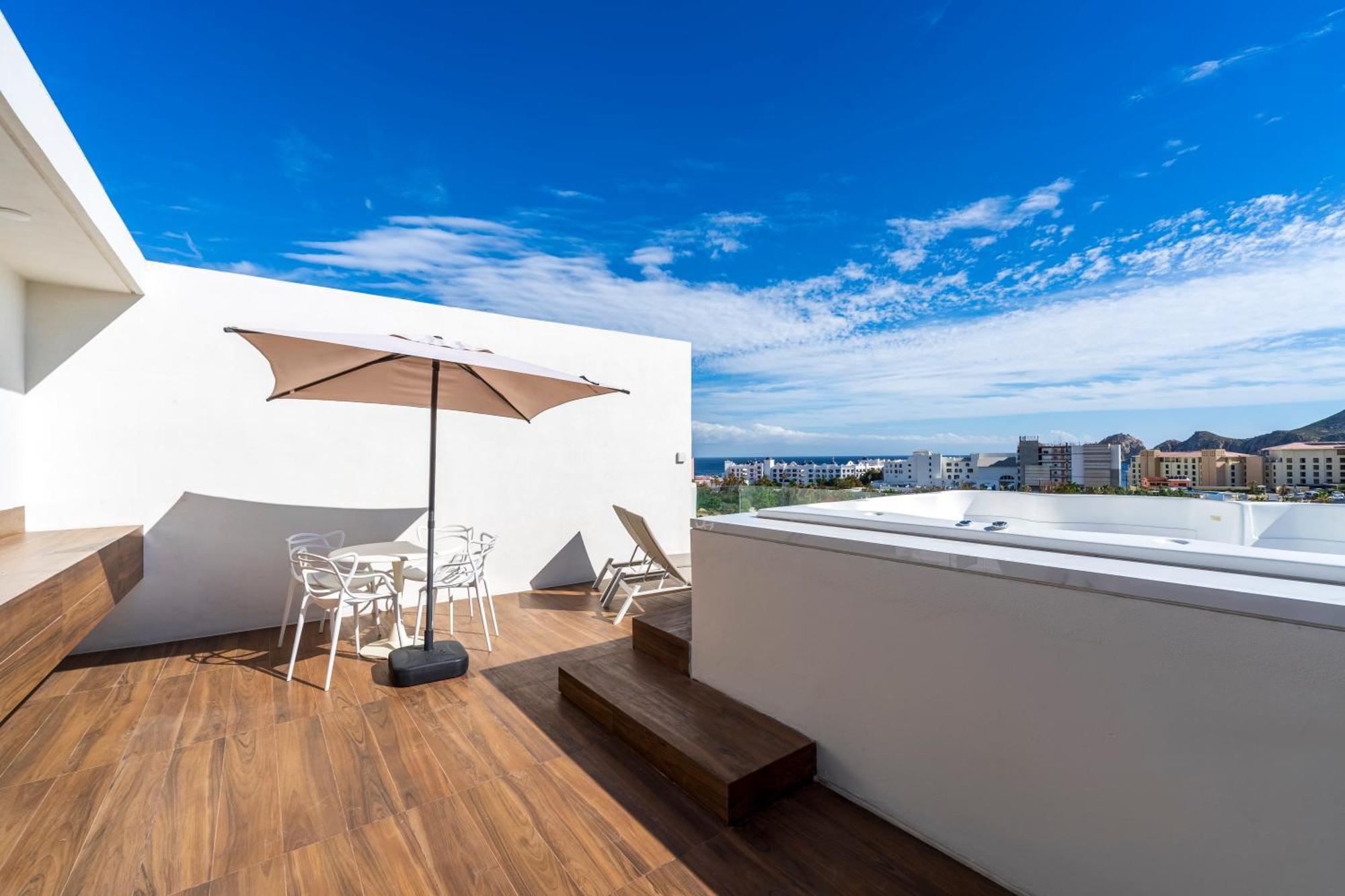 קאבו סן לוקאס Luxury Apartment With Pool And Jacuzzi On Terrace In Medano מראה חיצוני תמונה